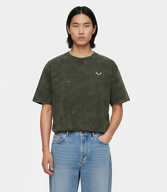 Unisex Acid Washed Oversized Tee